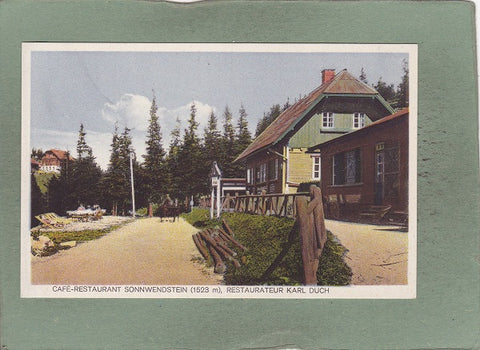 AK Cafe-Restaurant Sonnwendstein, Restaurateur Karl Duch,