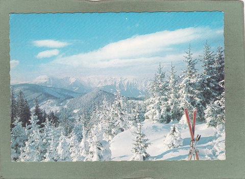 AK Semmering: Blick zur Rax.