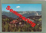 AK Höhenluftkurort Semmering. Südbahnhotel gegen Polleroswand und Rax.