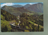 AK Klamm am Semmering. Kirche und Ruine Semmeringbahn Wagne-Viadukt.