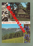 AK Breitenstein a. Semmering. Speckbacher-Hütte. Pächterin Karin Rosenberger.
