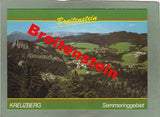 AK Breitenstein am Semmering mit Polleroswand und Raxalpe. Kreuzberg. Semmeringgebiet.