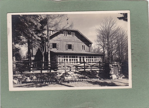 AK Speckbacherhütte auf dem Kreuzberg. Pächter: Franz Mohl. (1930)