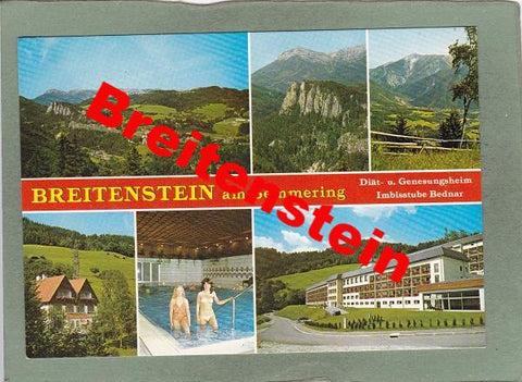 AK Breitenstein am Semmering. Diät- u. Genesungsheim. Imbisstube Bednar.