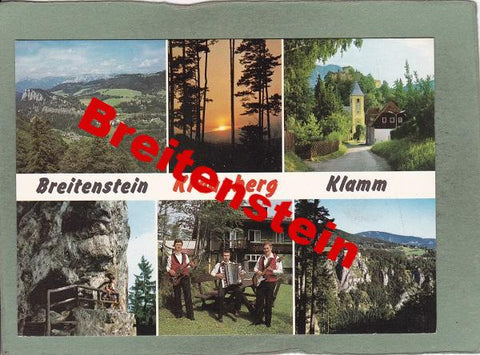 AK Breitenstein. Kreuzberg. Klamm. Kreuzbergtrio.