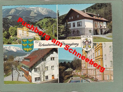 AK Puchberg am Schneeberg. Urlauberhaus Strengberg des Kultur- und Sportvereins der Wiener Verkehrsbetriebe.