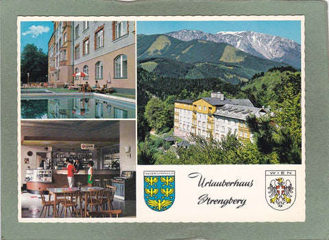 AK Puchberg am Schneeberg. Urlauberhaus Strengberg des Kultur- und Sportvereins der Wiener Verkehrsbetriebe.