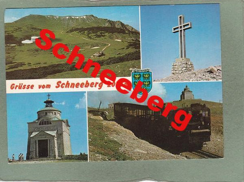 AK Grüße vom Schneeberg.