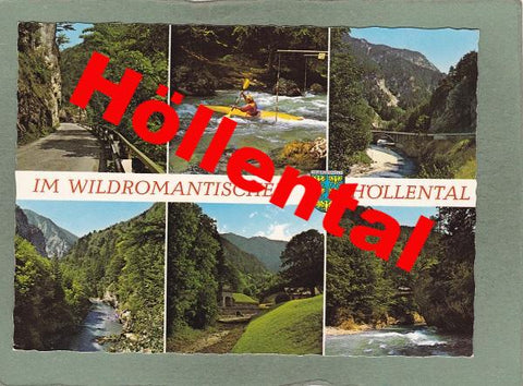 AK Im Wildromantischen Höllental.