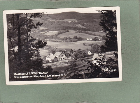 AK Kirchberg am Wechsel. Gasthaus St. Wolfgang.