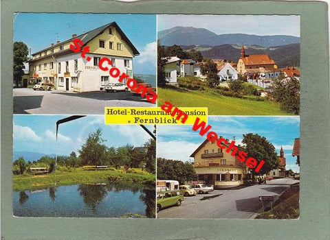 AK St. Corona am Wechsel. Hotel Restaurant Pension Fernblick. Inh. Fam. Hans Strobl.