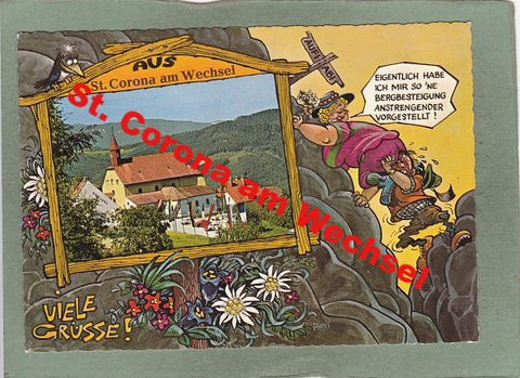 AK Viele Grüße aus St. Corona am Wechsel.
