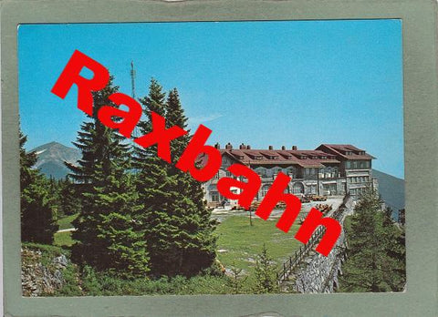 AK Berggasthof Raxbahn. Hirschwang.