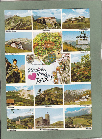 AK Herzliche Grüße von der Rax !.