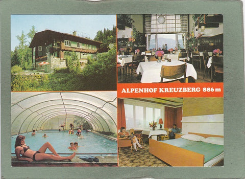 Werbe-AK Payerbach. Alpenhof am Kreuzberg. Karl und Gerlinde Steiner (Ilse Wurdack)