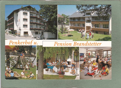 AK Penk 23. Penkerhof und Pension Brandstetter. Inh. M. u. E. Brandstetter.