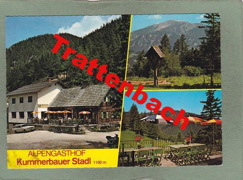 AK Trattenbach. Alpengasthof Kummerbauer-Stadl.