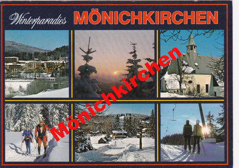 AK Winterparadies Mönichkirchen.
