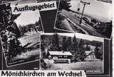 AK Mönichkirchen am Wechsel. Ausflugsgebiet. Schwaig. Hallerhaus.