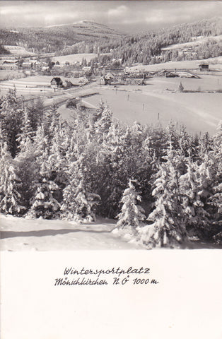 AK Wintersportplatz Mönichkirchen.
