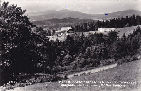 AK Mönichkirchen am Wechsel. Berghotel Ocherbauer.