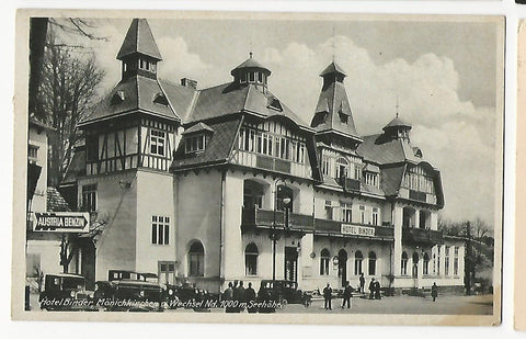 AK Mönichkirchen am Wechsel. Hotel Binder.