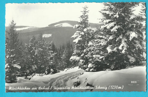 AK Mönichkirchen am Wechsel. Skiparadies Mönichkirchner Schwaig.