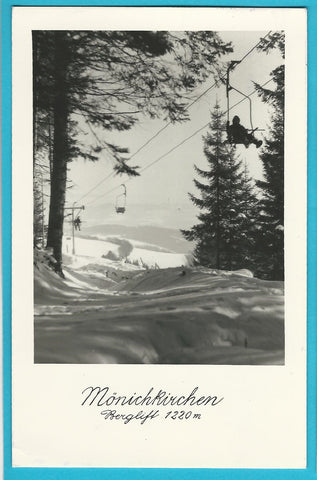 AK Mönichkirchen. Berglift.