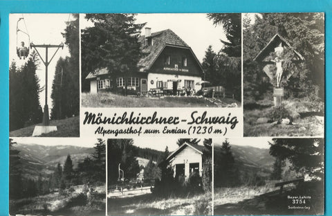 AK Mönichkirchner Schwaig. Alpengasthof zum Enzian.