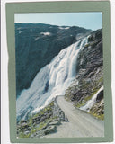AK Norge: Romsdal. Stigfossen, 180 m. Fall ved Trollstigvegen.