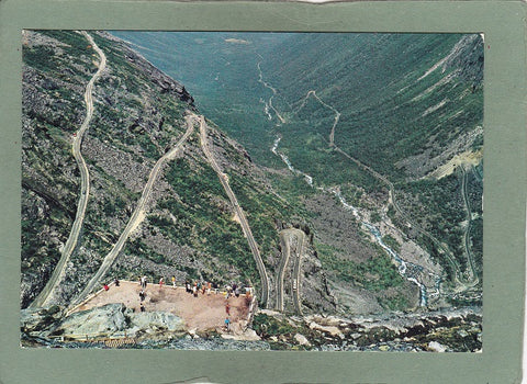 AK Norway. Kongens Utsikt i Trollstigen.