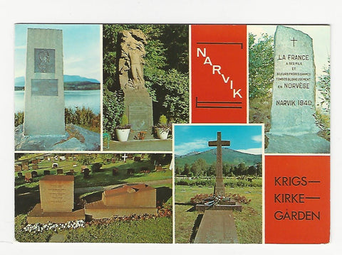 AK Narvik. Krigskirkegarden.