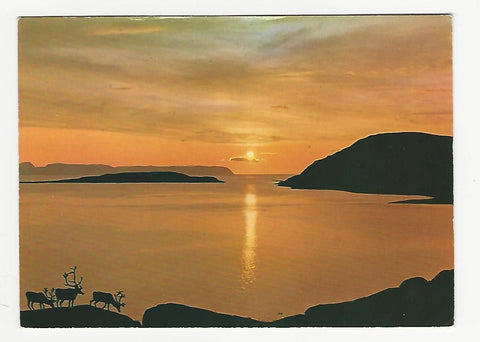 AK Midnattsol ved Hammerfest.