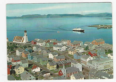 AK Hammerfest. Hurtigruta anlöper.