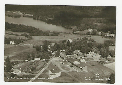 AK Nyhyttan-kurort och enskilt sjukhem, Järnboas. Flygfoto.