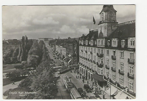 AK Oslo. Karl Johansgate.