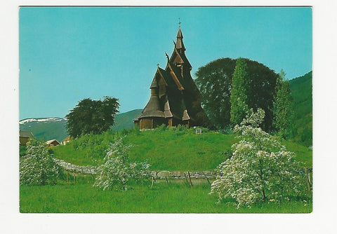 AK Norge: Hopperstad stavkirke, Vik i Sogn.