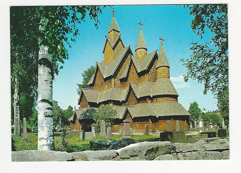 AK Norge: Heddal stavkirke, Telemark.