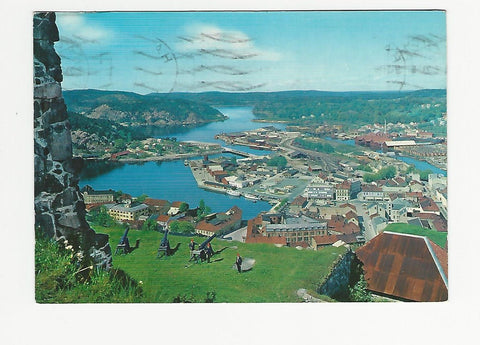 AK Norge: Halden. Utsikt fra Fredriksten festning.