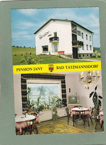 AK Bad Tatzmannsdorf. Pension Jany. Joimannsdorfer Straße 85.
