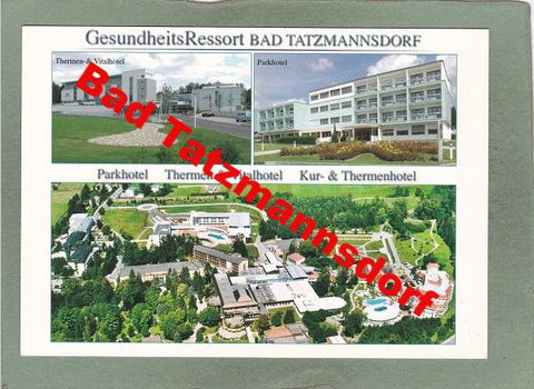 AK Gesundheitsressort. Bad Tatzmannsdorf. Parkhotel. Thermen & Vitalhotel. Kur- & Thermenhotel.