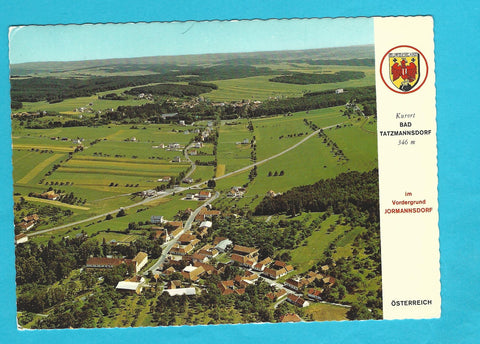 AK Bad Tatzmannsdorf. Im Vordergrund Jormannsdorf.