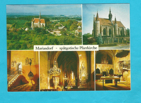 AK Mariasdorf  - spätgotische Pfarrkirche.