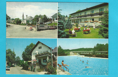 AK Wolfau. Pension Moser. Kaufhaus Bischof.