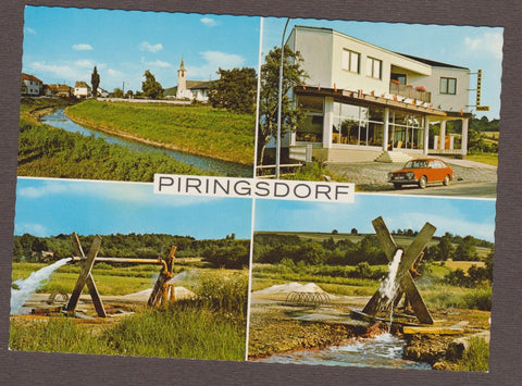 AK Piringsdorf 114. Anton Mandl. Korbwaren - Hausindustrie. Piringsdorfer Sauerbrunnen.