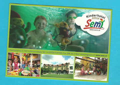 AK Lutzmannsburg. Thermenplatz 3. Kinderhotel Semi.