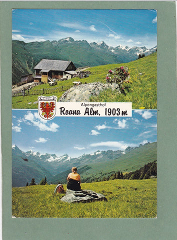 AK Gasthof Roana Alm im Debanttal. Bes. Josef Obersteiner, Iselsberg 19, Dölsach.
