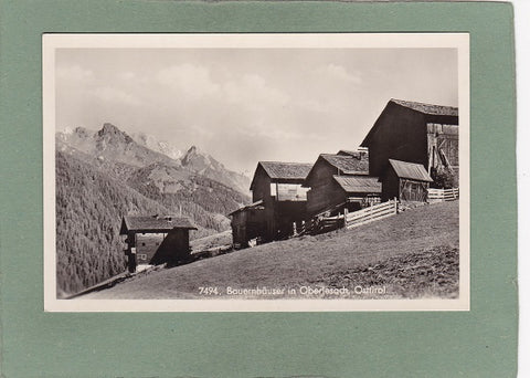 AK Bauernhäuser in Oberlesach, Osttirol.