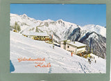 AK Kals. Schigebiet Glocknerblick. Bergrestaurant und Bergstation.