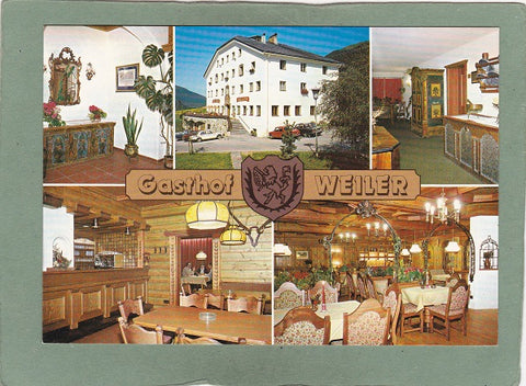 AK Obertilliach. Gasthof Weiler Familie Scherer-Weiler.